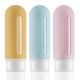 Silicon Travel Bottles 3oz for Shampoo (3 Pack, Pink, Yellow, Blue)