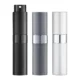 LISAPACK 8ML Portable Perfume Atomizer 3 Pack Set - Black, Silver, Grey