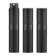 LISAPACK 8ML Portable Perfume Atomizer 3 Pack Set - Black_1