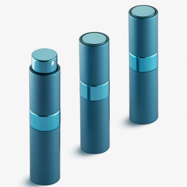 LISAPACK 8ML Portable Perfume Atomizer 3 Pack Set - Blue_1_sleek