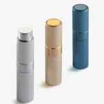 LISAPACK 8ML Portable Perfume Atomizer 3 Pack Set - Stripe Black, Silver, Blue_8