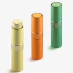 LISAPACK 8ML Portable Perfume Atomizer 3 Pack Set - Yellow, Green, Orange_1