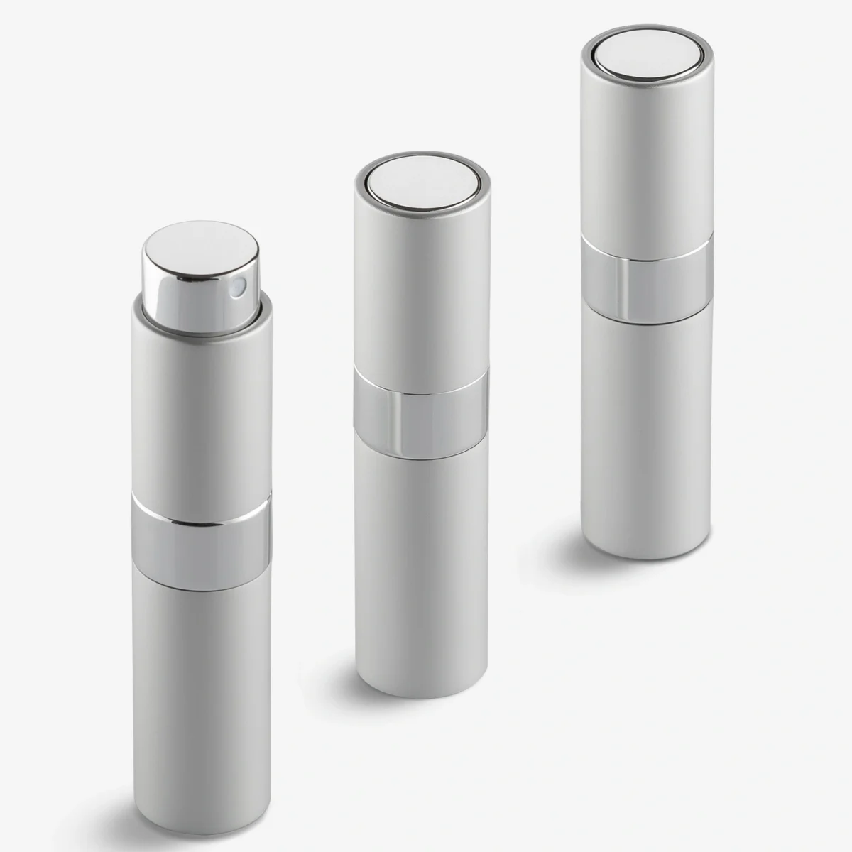 LISAPACK 8ML Portable Perfume Atomizer 3 Pack Set - white and sliver_1