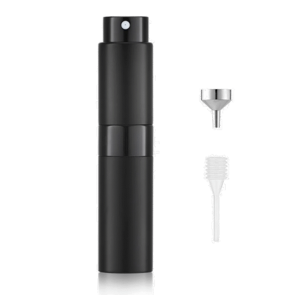 Black 8ML Twist Atomizer Perfume Spray Bottle for Travel_4