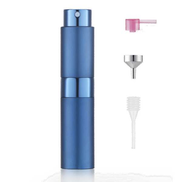Blue 8ML Twist Atomizer Perfume Spray Bottle for Travel_3