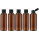 Brown 3.4Oz Travel Bottles with Flip Cap 5 Pcs_10