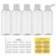 Clear 3.4Oz Travel Bottles with Flip Cap 5 Pcs_5