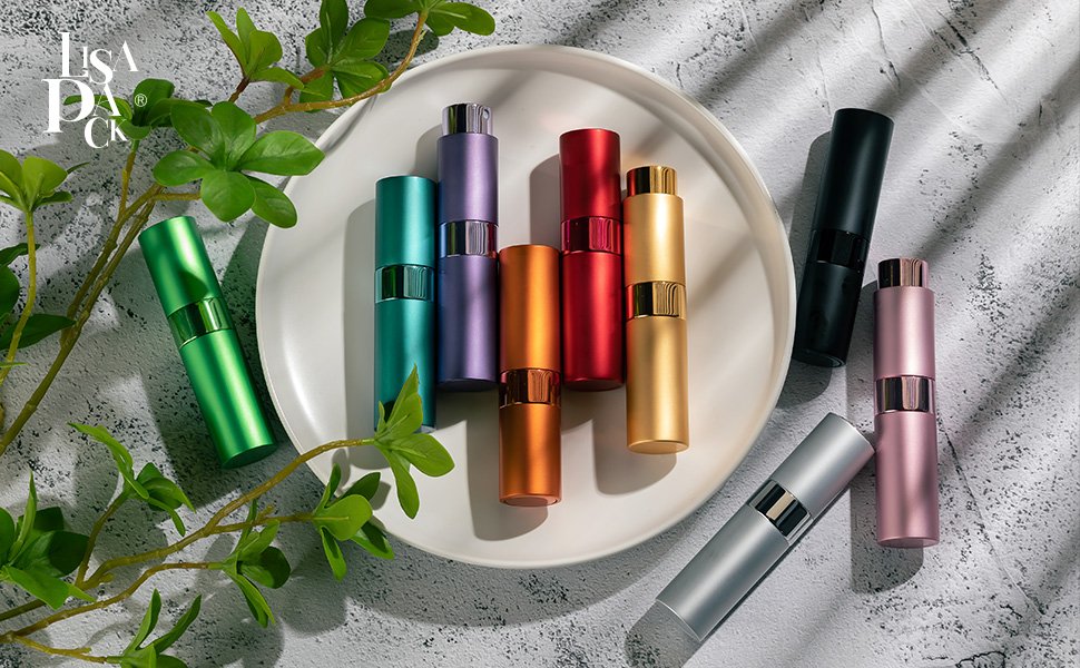 Cyan 8ML Twist Atomizer Perfume Spray Bottle for Travel-7