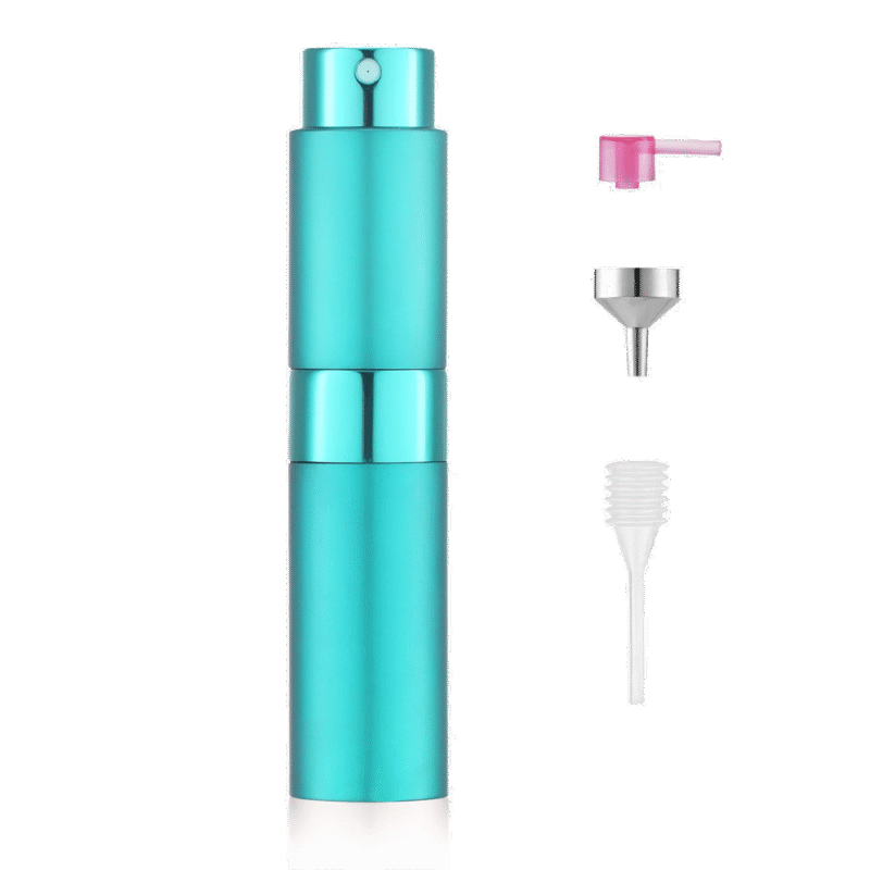 Cyan 8ML Twist Atomizer Perfume Spray Bottle for Travel_1