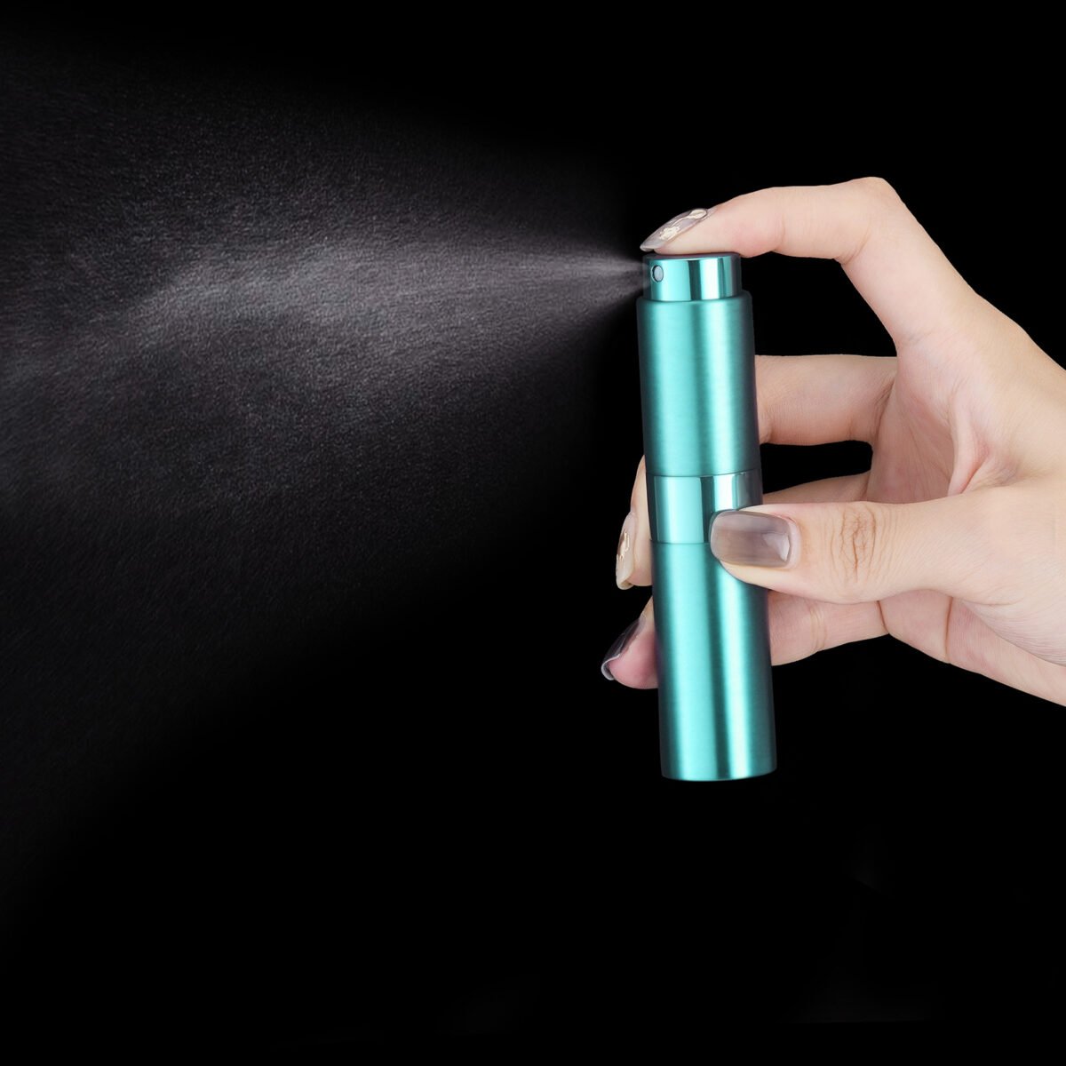 Cyan 8ML Twist Atomizer Perfume Spray Bottle for Travel_6