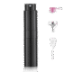 Gloss Black 8ML Twist Atomizer Perfume Spray Bottle for Travel