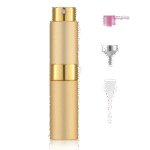 Gold 8ML Twist Atomizer Perfume Spray Bottle for Travel_3