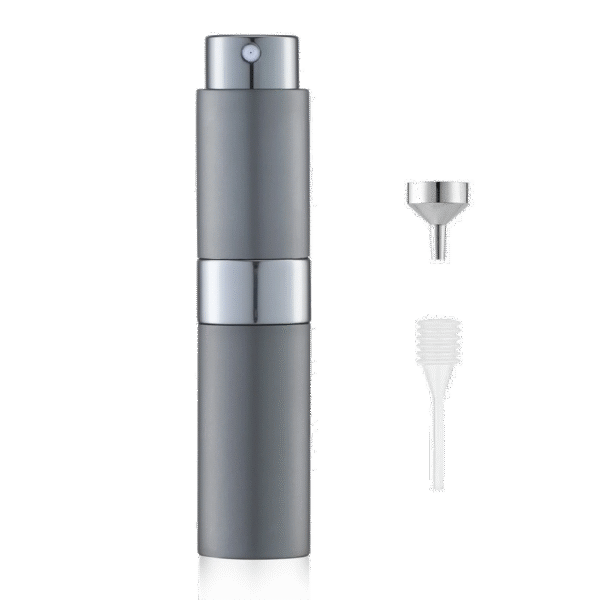 Grey 8ML Twist Atomizer Perfume Spray Bottle for Travel_1