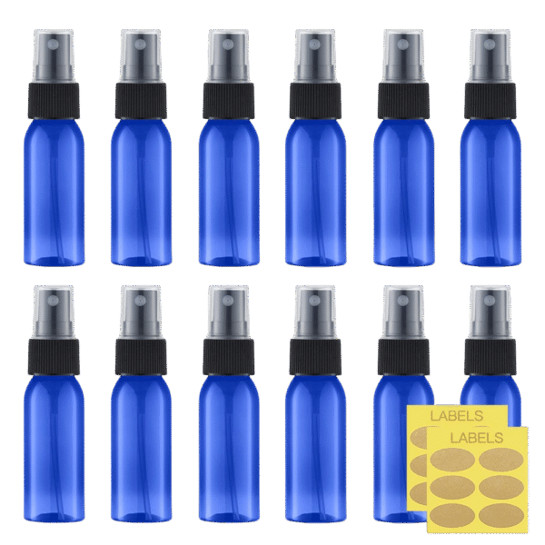 LisaPack-1oz-Small-Plastic-Spray-Bottle-12-Pack-Blue_1