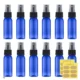 LisaPack 1oz Small Plastic Spray Bottle (12 Pack) Blue_1