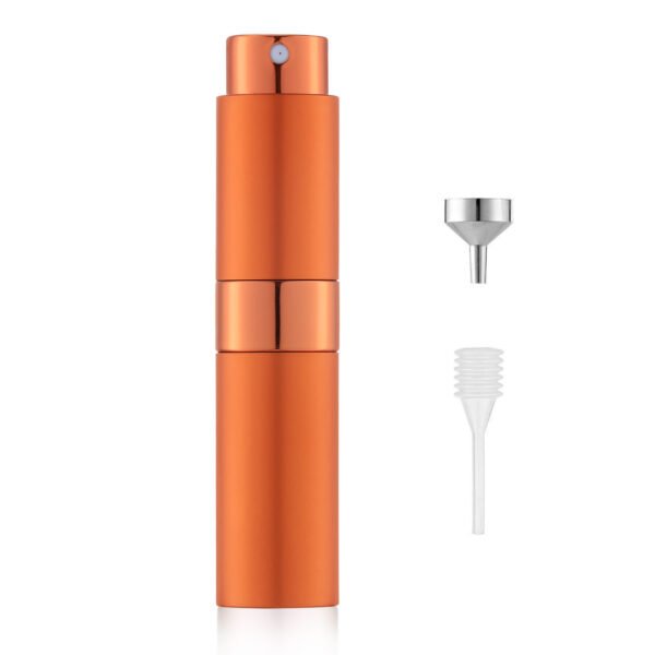 Orange 8ML Twist Atomizer Perfume Spray Bottle for Travel