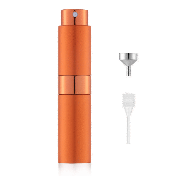 Orange 8ML Twist Atomizer Perfume Spray Bottle for Travel