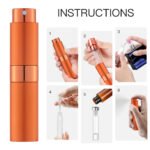 Orange 8ML Twist Atomizer Perfume Spray Bottle for Travel_114