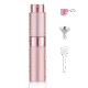 Pink 8ML Twist Atomizer Perfume Spray Bottle for Travel_3