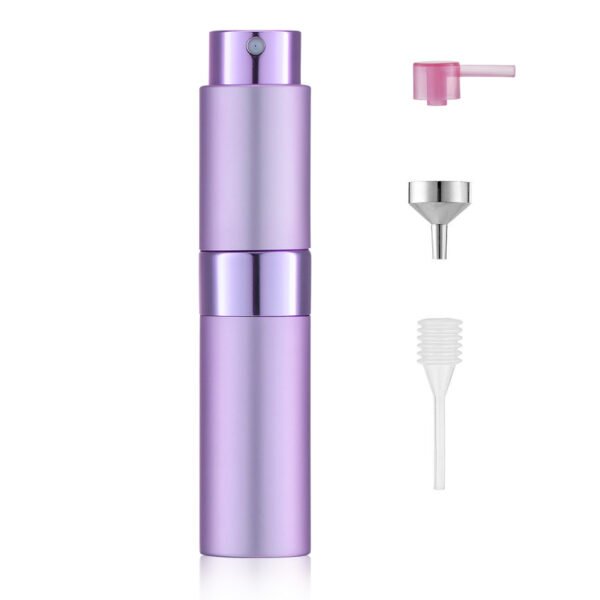 Purple 8ML Twist Atomizer Perfume Spray Bottle for Travel_2