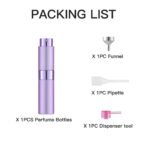 Purple 8ML Twist Atomizer Perfume Spray Bottle for Travel_3