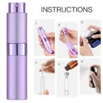 Purple 8ML Twist Atomizer Perfume Spray Bottle for Travel_4