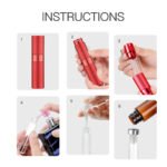 Red 8ML Twist Atomizer Perfume Spray Bottle for Travel_1