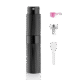 Ribbed Black 8ML Twist Atomizer Perfume Spray Bottle for Travel_2