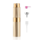 Ribbed Gold 8ML Twist Atomizer Perfume Spray Bottle for Travel_3