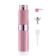 Ribbed Pink 8ML Twist Atomizer Perfume Spray Bottle for Travel