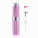 Ribbed Purple 8ML Twist Atomizer Perfume Spray Bottle for Travel_