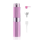Ribbed Purple 8ML Twist Atomizer Perfume Spray Bottle for Travel_