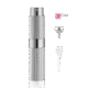 Ribbed Sliver 8ML Twist Atomizer Perfume Spray Bottle for Travel_1