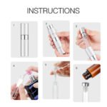 Sliver 8ML Twist Atomizer Perfume Spray Bottle for Travel_2