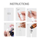 Sliver 8ML Twist Atomizer Perfume Spray Bottle for Travel_3