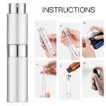 Sliver 8ML Twist Atomizer Perfume Spray Bottle for Travel_6