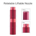 Wine Red 8ML Twist Atomizer Perfume Spray Bottle for Travel_2